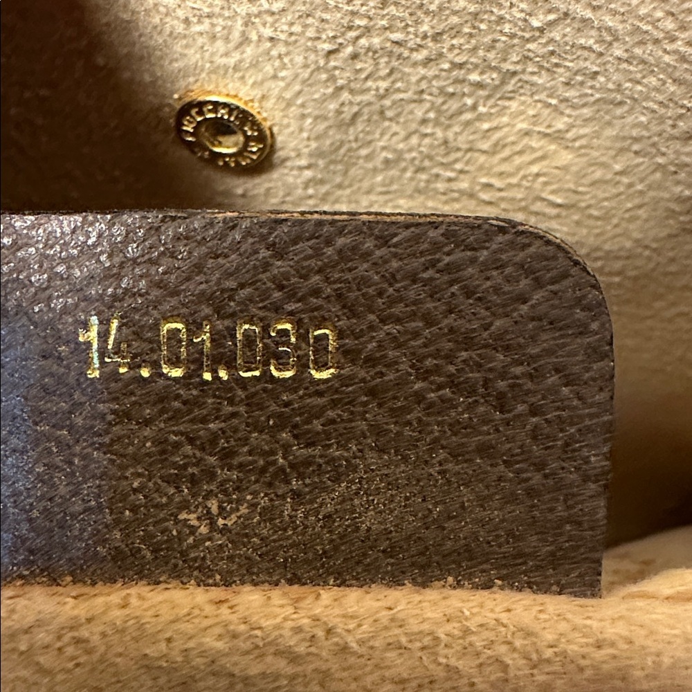Gucci GG Supreme Web Stripe Clutch Wallet Crossbody Brown Vintage - Picture 3 of 15